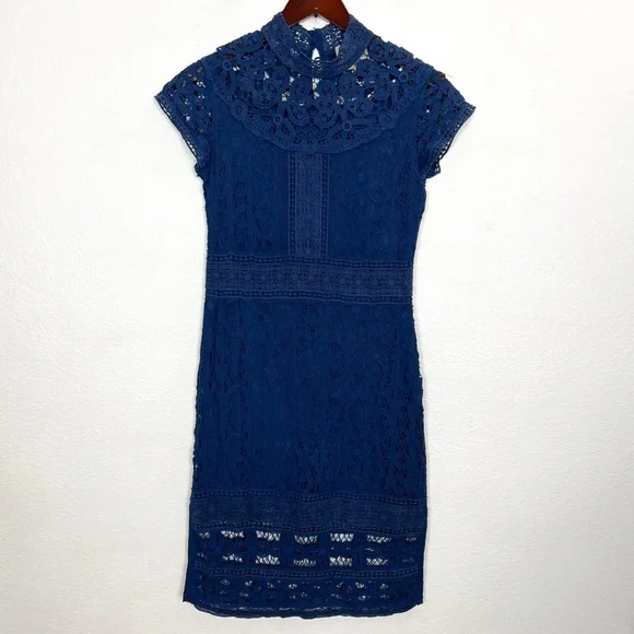 pointelle lace dress Géraldine White pointelle-knit midi dress, S / White main image 1
